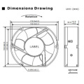 DC 48V Big Air Flow for Communications Cabinets